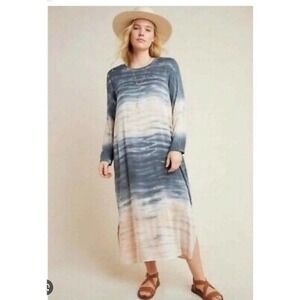 Anthropologie Dolan Left Coast Trina Tie Dye Size L Midi Lined...